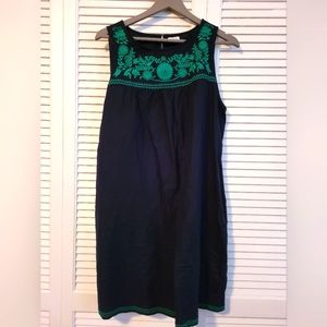 J Crew Blue Linen Dress